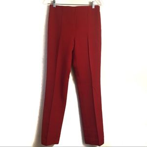 Body By Victoria Red Wool Blend Dress Pants Size 4
